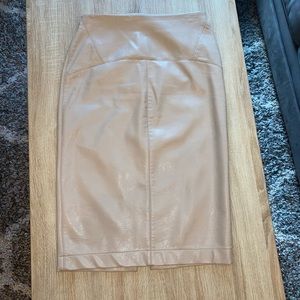 Zara leather pencil skirt. Size small. Never worn